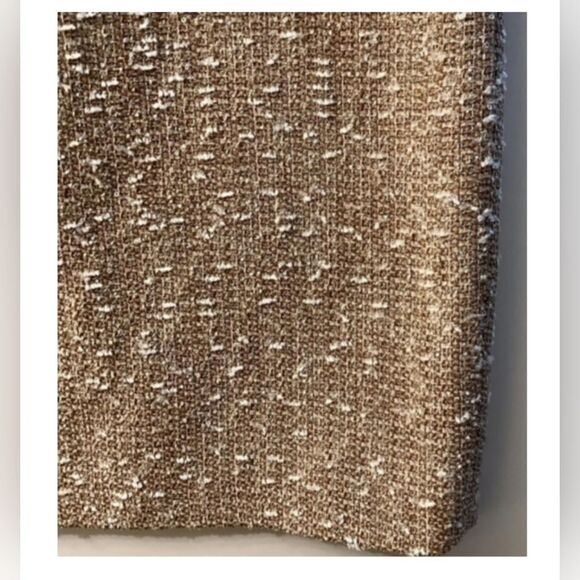 Escada Brown‎ White Tweed Pencil Skirt Classic Workwear Office Chic - Picture 6 of 8
